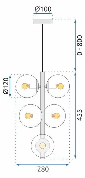 Svijetiljka APP1163-6CP