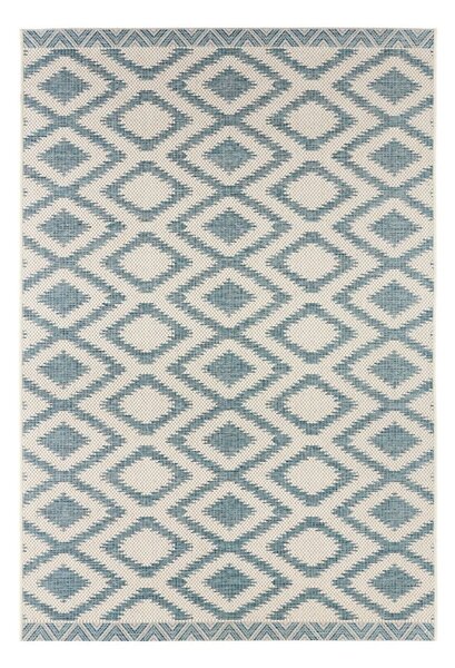 Black Friday - Plavo-krem vanjski tepih NORTHRUGS Isle, 70 x 140 cm
