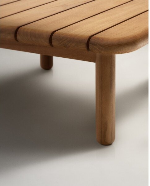 Vrtni stol od masivne tikovine 70x70 cm Turqueta – Kave Home
