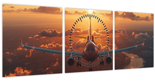 Slika - Transportni avion (sa satom) (90x30 cm)