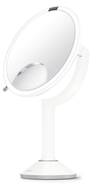 Kozmetičko ogledalo s osvjetljenjem/povećavajuće (5x) ø 20 cm Sensor Trio – simplehuman