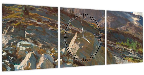 Slika - John Singer Sargent, Simplon Pass, reprodukcije (sa satom) (90x30 cm)