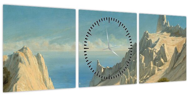 Slika - Georg Emil Libert, View of Sommerspiret, the Cliffs of Møn, reprodukcije (sa satom) (90x30 cm)