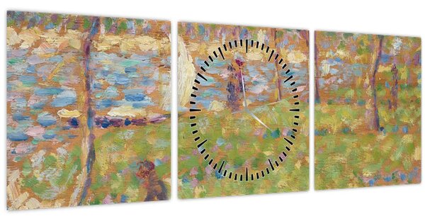 Slika - Georges Seurat, Study for "La Grande Jatte", reprodukcije (sa satom) (90x30 cm)