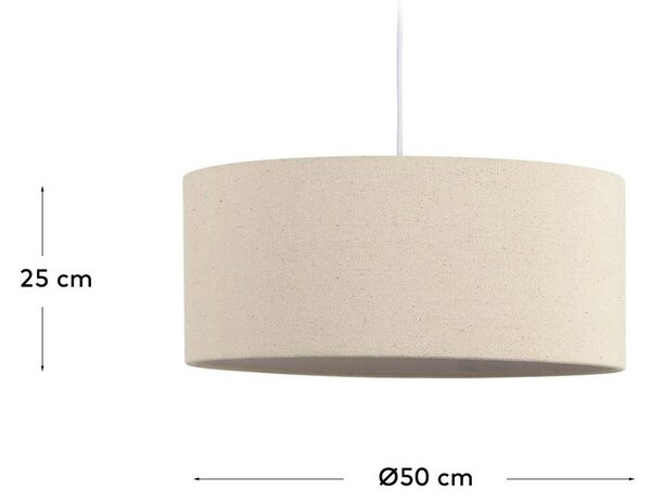 Krem sjenilo ø 50 cm Nazli – Kave Home