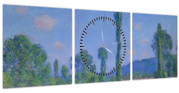 Slika - Claude Monet, Poppy Field (Giverny), reprodukcije (sa satom) (90x30 cm)