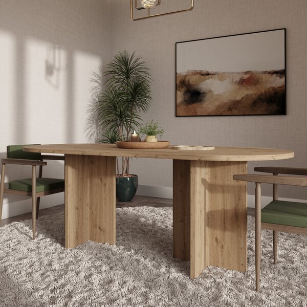 Blagovaonski stol Lone (artisan hrast)