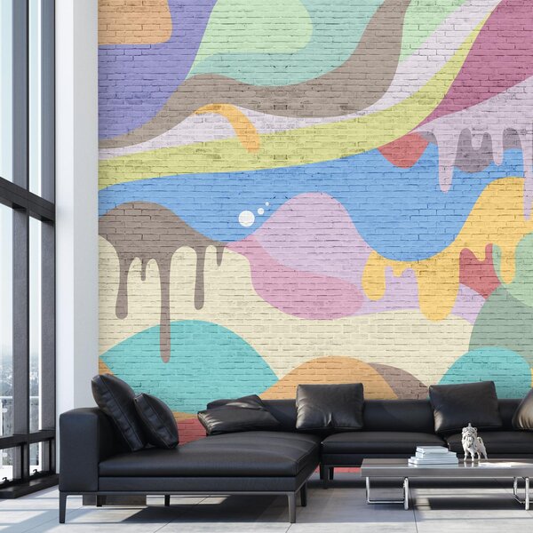 Foto tapeta - Grafiti u zidu (147x102 cm)