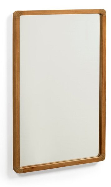 Zidno ogledalo s okvirom od masivnog drveta 45x70 cm Shamel – Kave Home