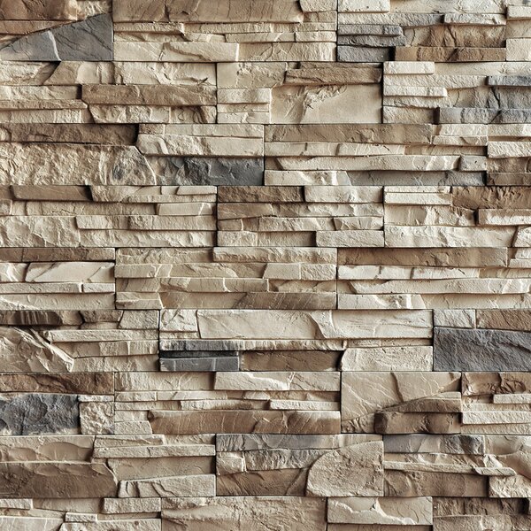 Dekorativni kamen STONE MASTER MADAGASCAR CREME 18/24,5/33/39,5x9,3 1KL 0,48M2