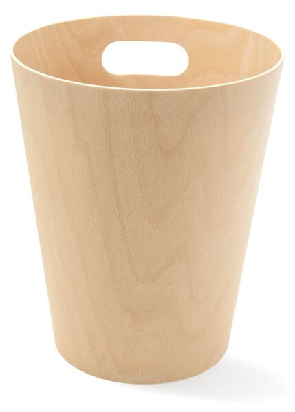 Kanta za smeće za ured u prirodnoj boji 7,5 l Woodrow – Umbra