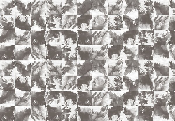 Foto tapeta - Mozaik tintom (147x102 cm)