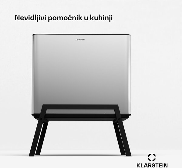 Klarstein Yuma, kanta za otpatke, 40 l, uključujući komposter, s nogama, filtar za mirise