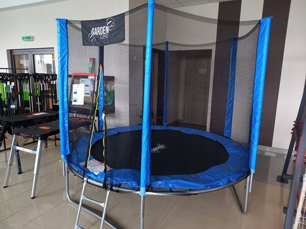 Trampolin za djecu 366 cm + zaštitna mreža + stepenice 12FT