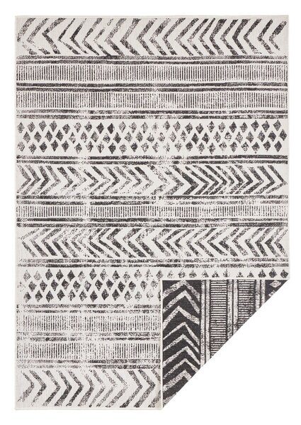 Crno-krem vanjski tepih NORTHRUGS Biri, 200 x 290 cm