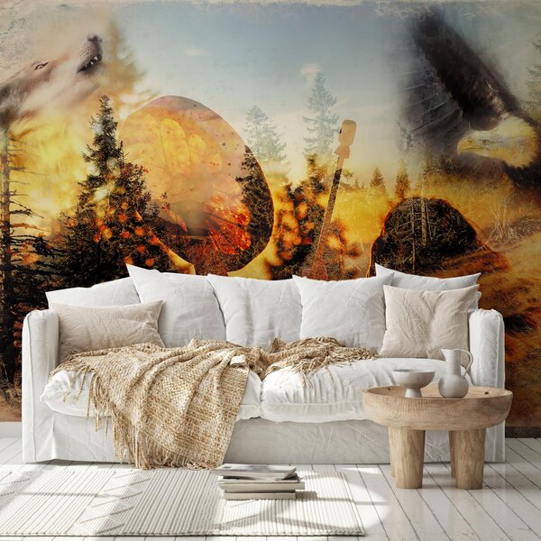Foto tapeta - Šamanski motiv (147x102 cm)