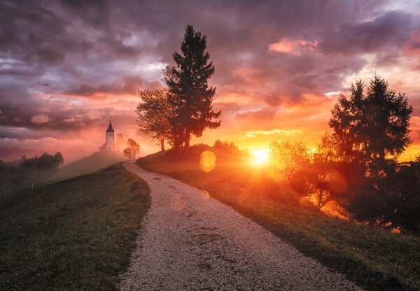 Foto tapeta - Jamnik, Slovenija (147x102 cm)