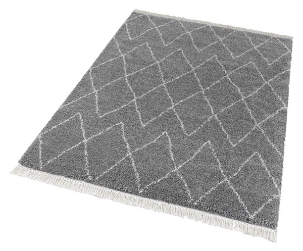 Sivi tepih metvice Rugs Jade, 80 x 150 cm