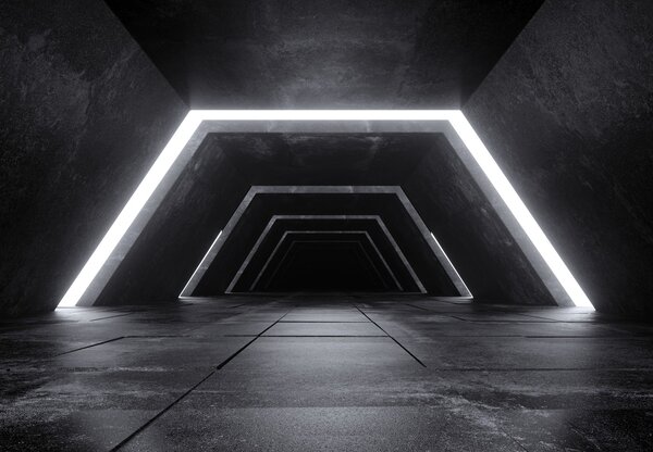 Foto tapeta - 3D tunel (147x102 cm)