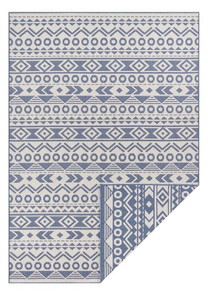 Plavo-bijeli vanjski tepih Ragami Roma, 80 x 150 cm