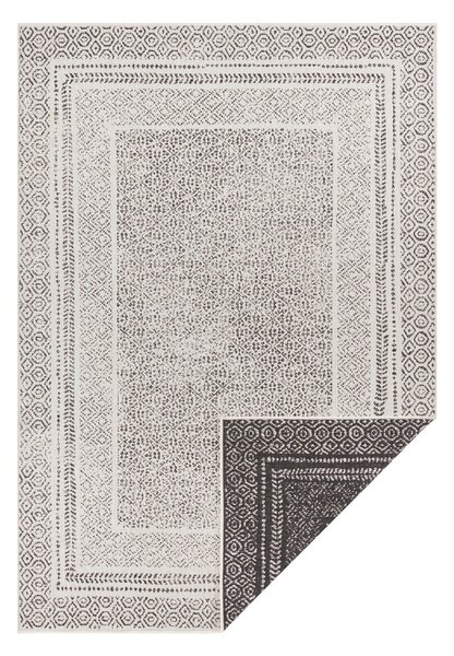 Crno bijeli vanjski tepih Ragami Berlin, 200 x 290 cm
