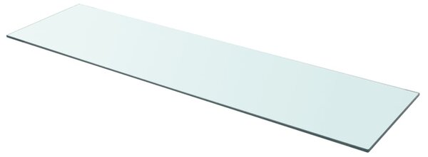 VidaXL Ploča za police staklo prozirna 110 x 30 cm
