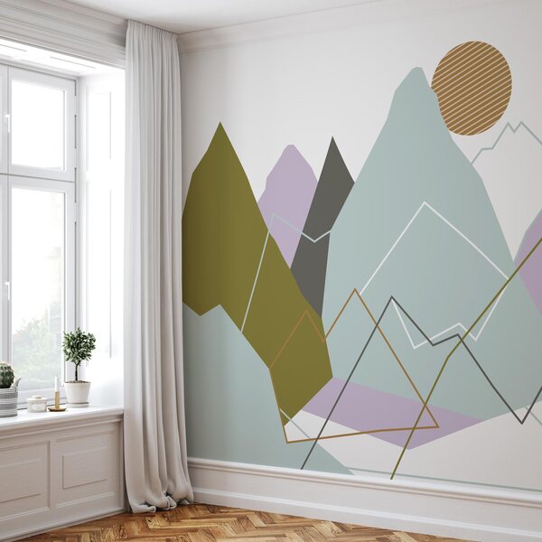 Foto tapeta - Stijene, vektor (147x102 cm)