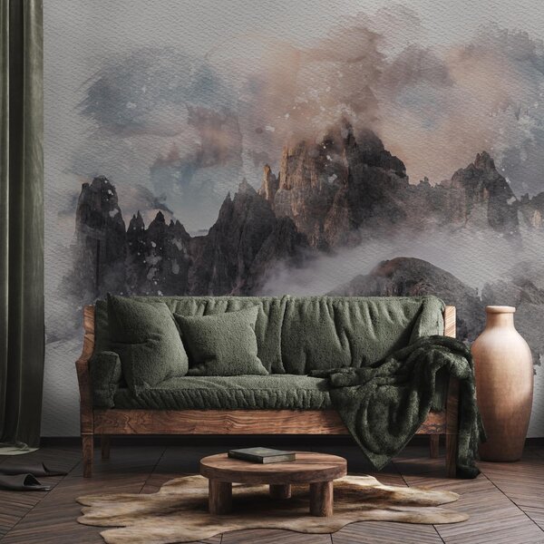 Foto tapeta - Stijene, akvarel (147x102 cm)
