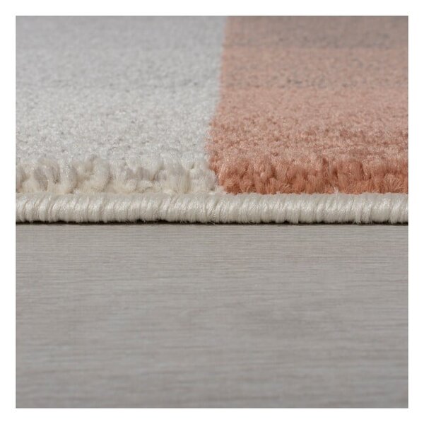 Sivo-ružičasti tepih Flair Rugs Plaza, 120 x 170 cm
