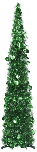 VidaXL Prigodno umjetno božićno drvce zeleno 120 cm PET