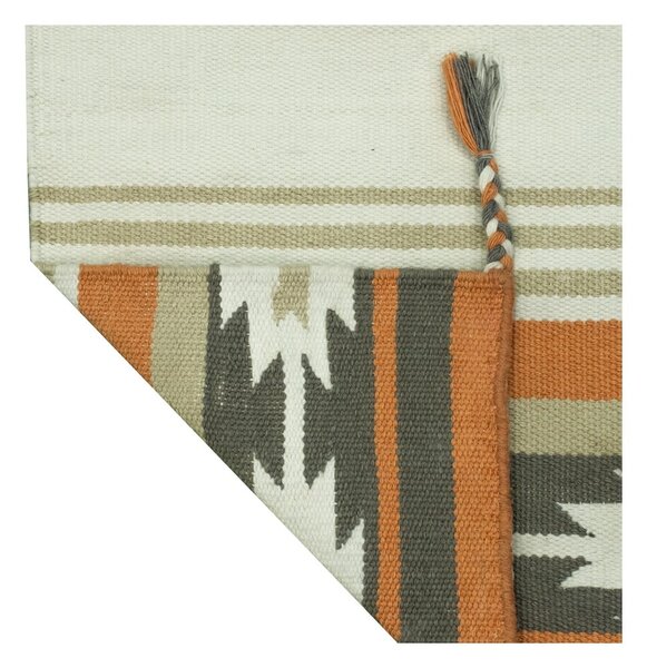 Dvostrani vanjski tepih od reciklirane plastike Green Decore Aztec, 90 x 150 cm