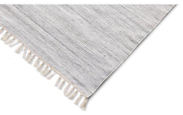 Svjetlosivi vanjski tepih od reciklirane plastike Universal Liso, 140 x 200 cm