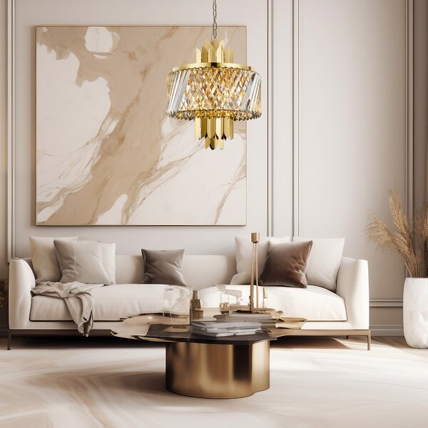 MARGOT GOLD luster 6xE14