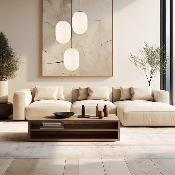 ALIAS GOLD viseća lampa 3xE14 krug