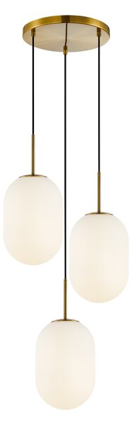 ALIAS GOLD viseća lampa 3xE14 krug