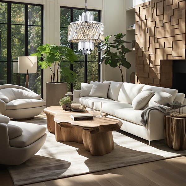 MARGOT CHROME luster 6xE14