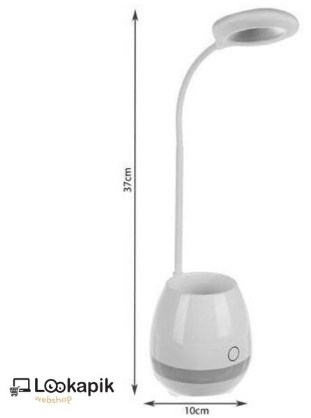 LED lampa na dodir - sa zvučnikom i stalkom za olovke