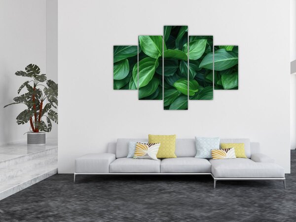 Slika - Zeleno lišće (150x105 cm)