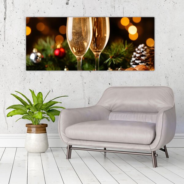 Slika - Čaša šampanjca (120x50 cm)