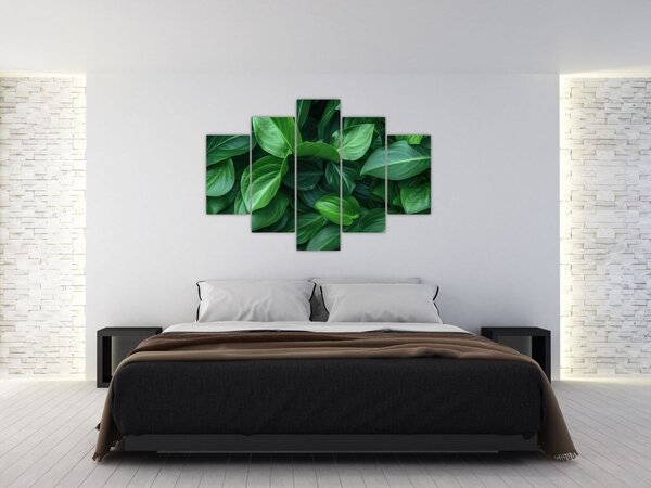 Slika - Zeleno lišće (150x105 cm)