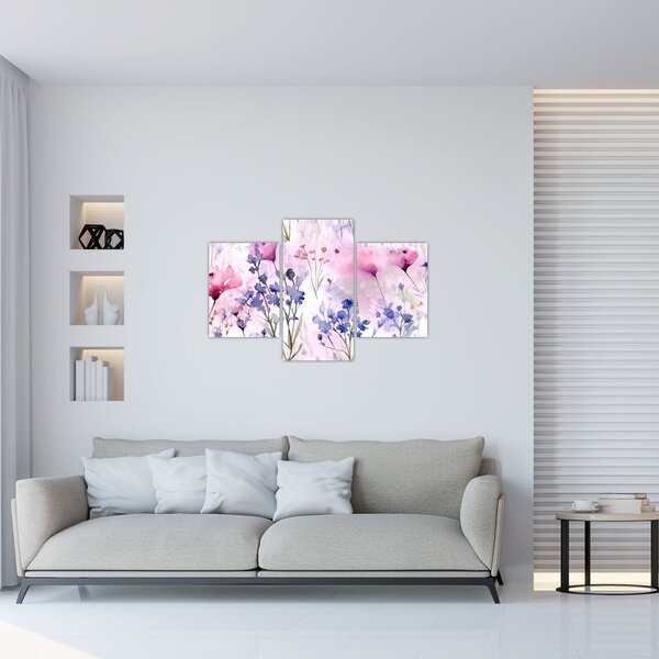 Slika - Akvarel livada (90x60 cm)