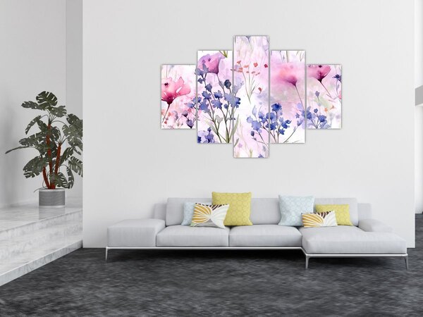 Slika - Akvarel livada (150x105 cm)