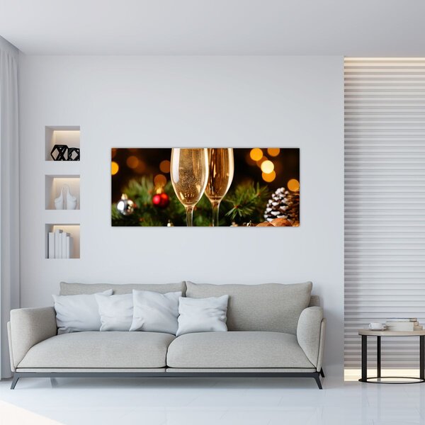Slika - Čaša šampanjca (120x50 cm)