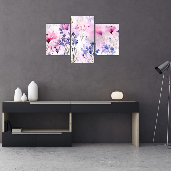Slika - Akvarel livada (90x60 cm)