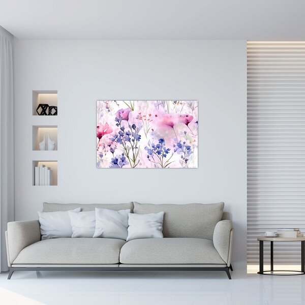 Slika - Akvarel livada (90x60 cm)