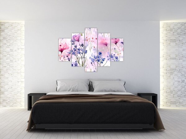 Slika - Akvarel livada (150x105 cm)
