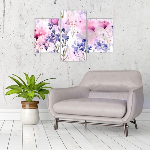 Slika - Akvarel livada (90x60 cm)