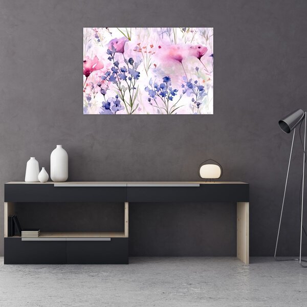 Slika - Akvarel livada (90x60 cm)