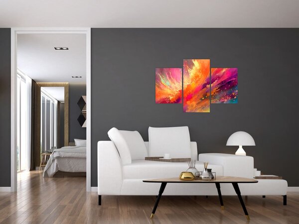 Slika - Dinamička apstrakcija (90x60 cm)