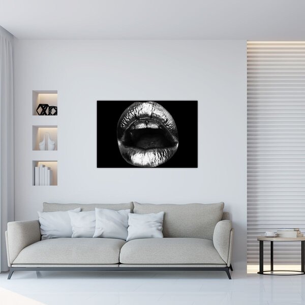 Slika - Sjajne usne (90x60 cm)